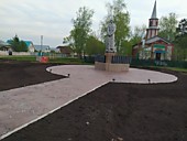 Реставрация памятника героям ВОВ, Кузембетьево, Мензелинский МР, РТ